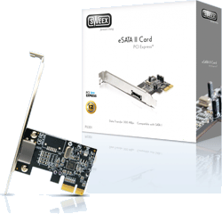foto van SWEEX - PU201 - PCI-E naar 1x SATA II extern