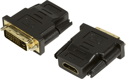 foto van monitorkabel DVI > HDMI Adapte
