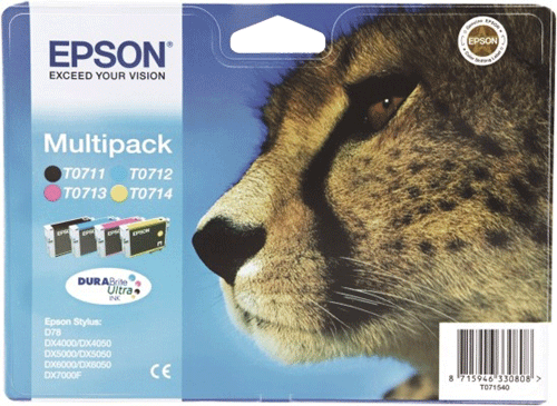 foto van EPSON T0715 multipack